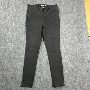 Seven7 Skinny Jeans Womens Black Size 4 High Rise Stretch Denim Pants